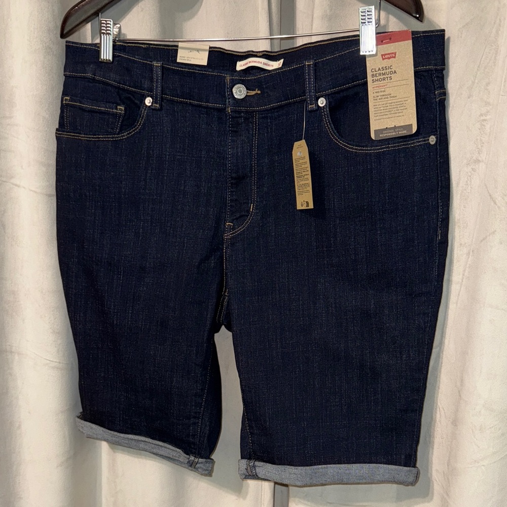 Levi's Dark Blue Bermuda Shorts
